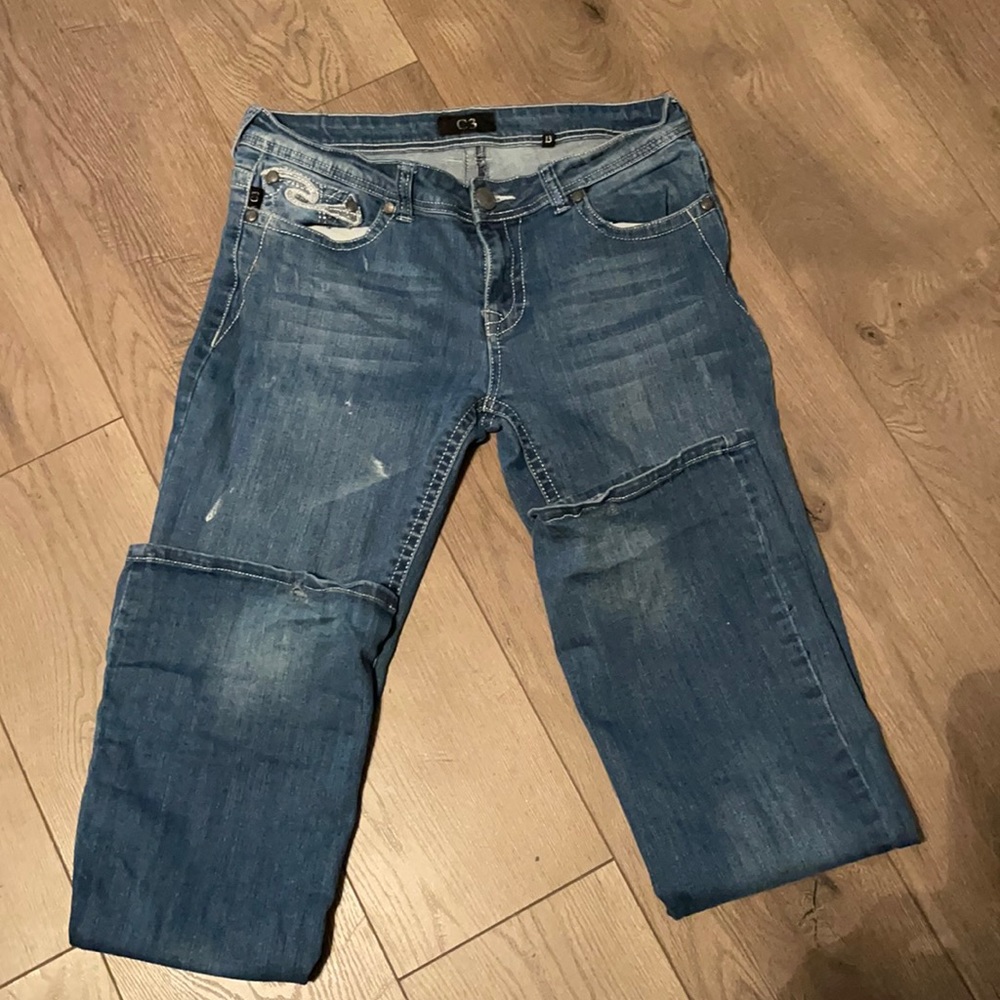 C3 jeans size 13 juniors boot cut